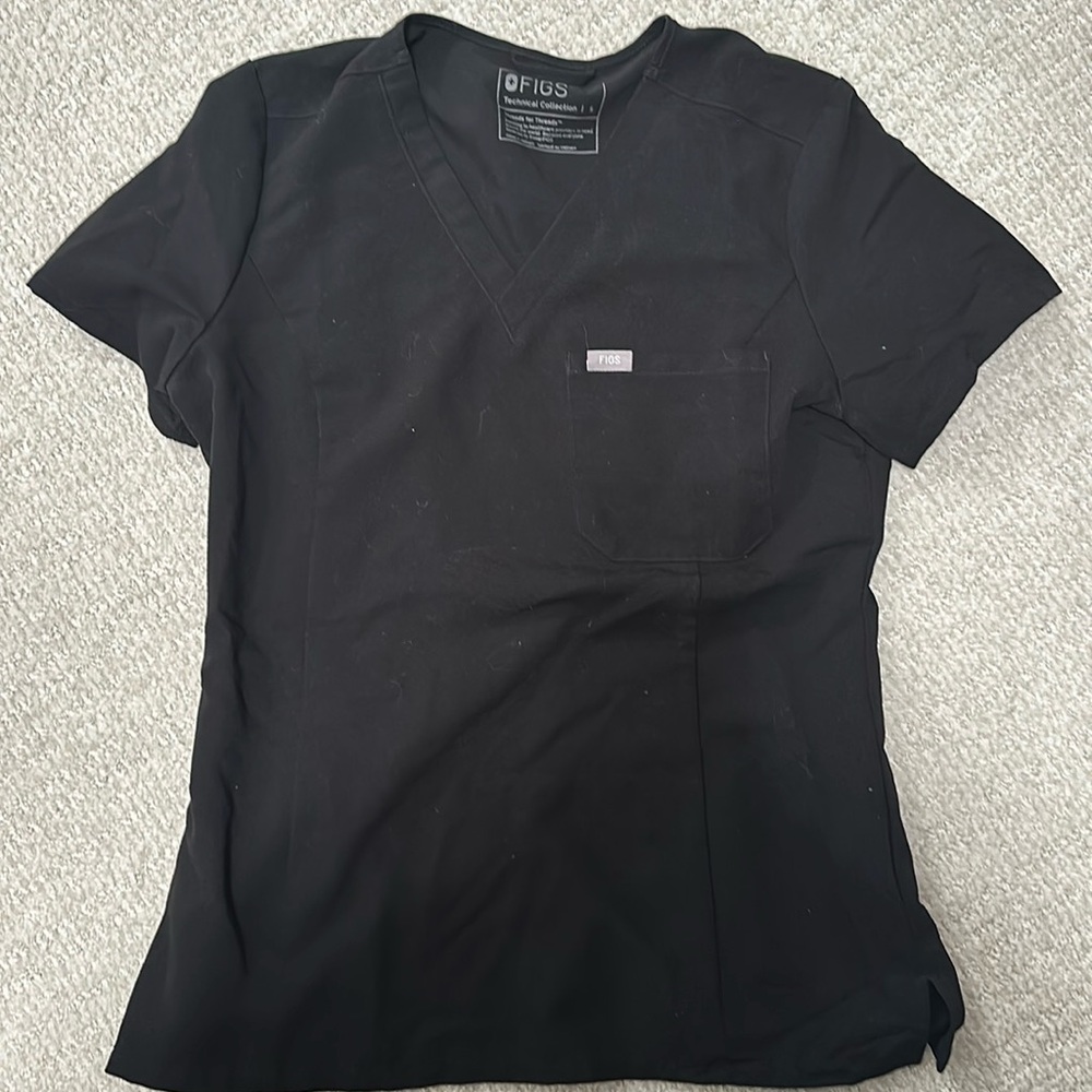 Figs scrub top small